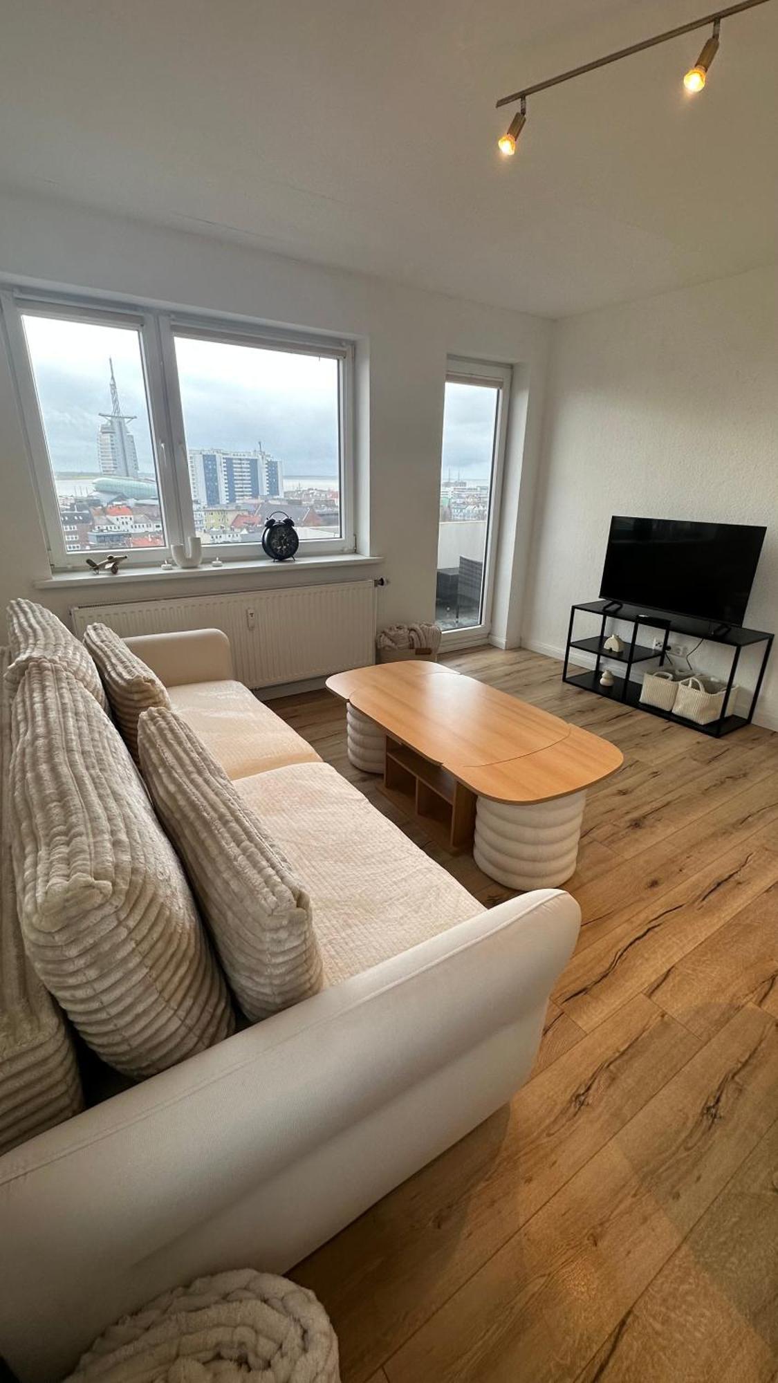 Penthouse Atmosphaere Mit Meerblick Am Deich 11 Appartement Bremerhaven